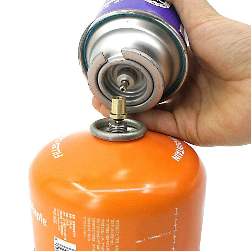 Camping Gas Stove Outdoor Gas Burn Adapter Cylinder Tank Gas Inflate Butane DF