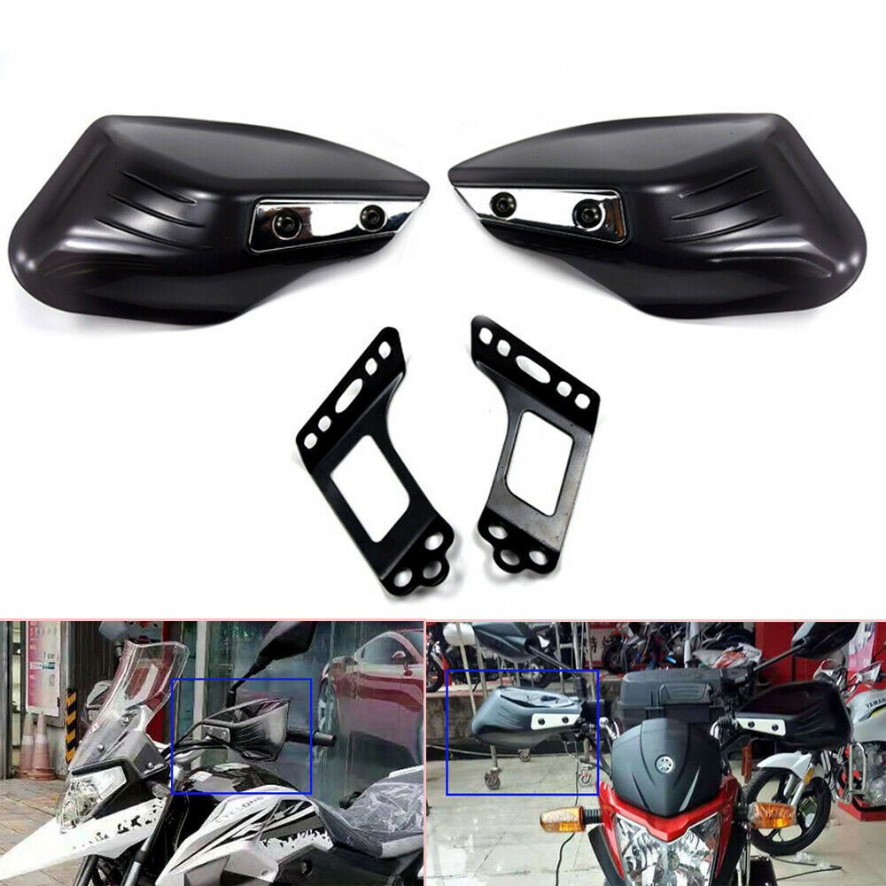2X 7/8" Universal Motorcycle Hand Guards Motocross Handguard Shield Waterproof