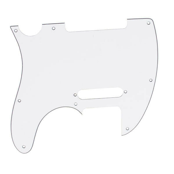 White 3 Ply Pickguard For  Guitar