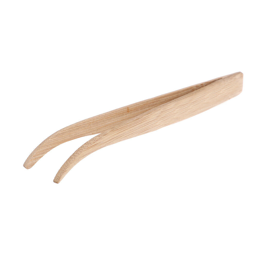 Eco-Friendly Bamboo Tool Angled Reptile Terrarium Feeding Tweezers&lAT.l8