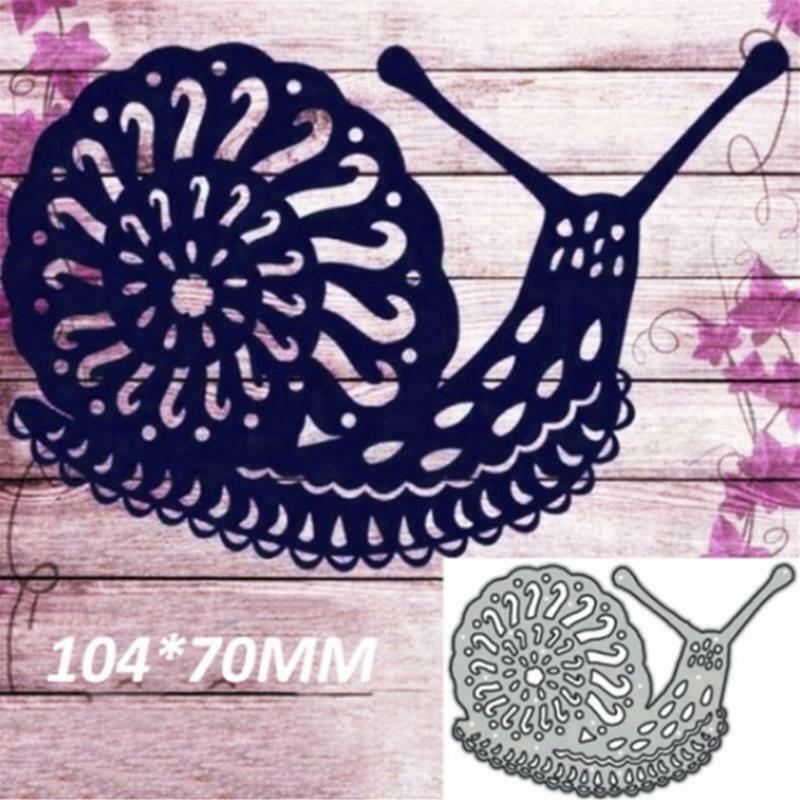Cartoon Snail Cutting Die Delicate Cute Carbon Steel Blade Punch Stencils Dies
