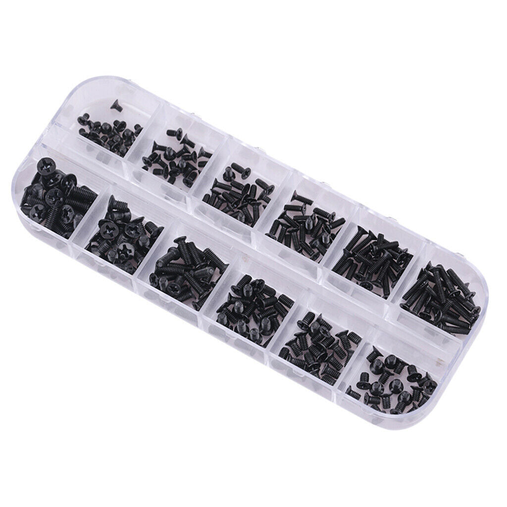 240 Packs Laptop M2 M2.5 M3 Screws Set for Sony Motherboard DIY Replacement