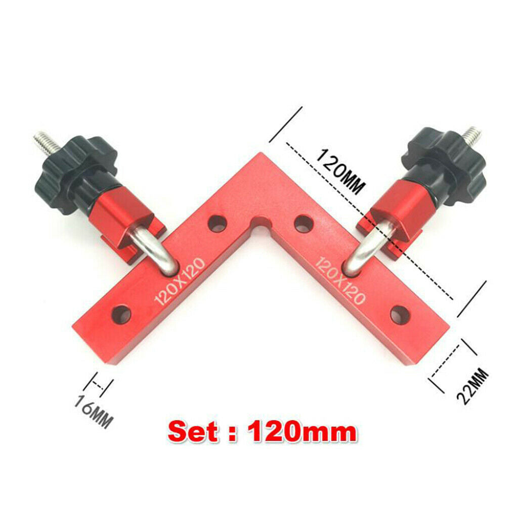 Right Clamps 90 Degree Positioning Squares for Picture Frame Boxes 2PCS