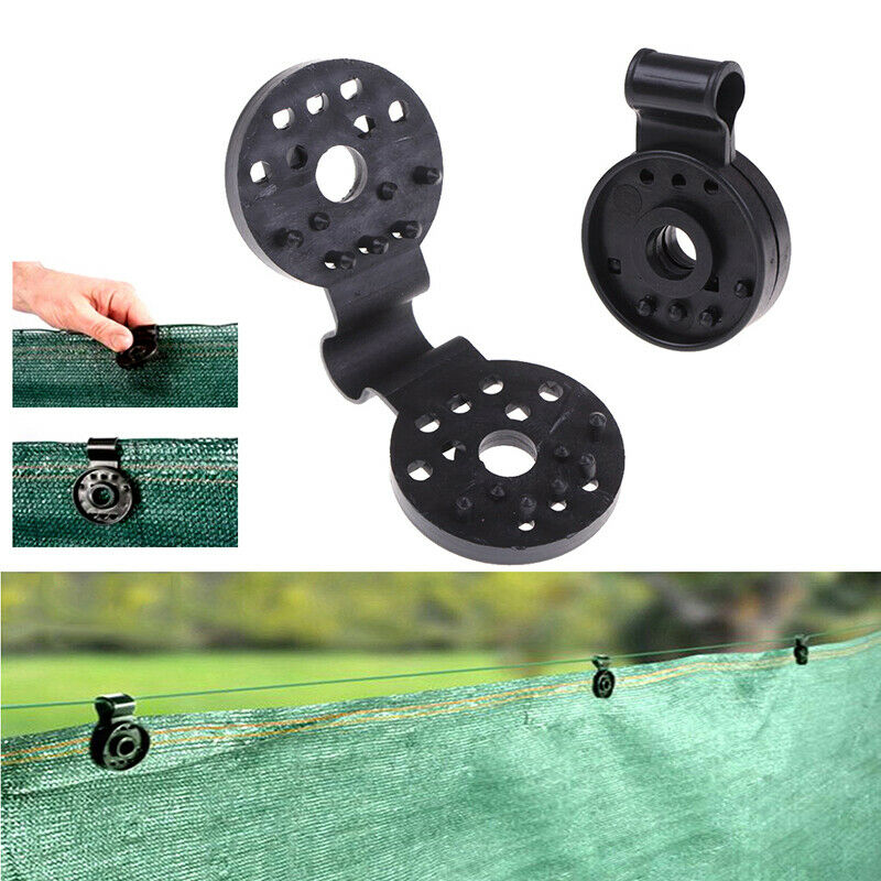 5pcs Greenhouse Film Clip Pest Net Shade Sails Privacy Screen Tarp Hang C DD