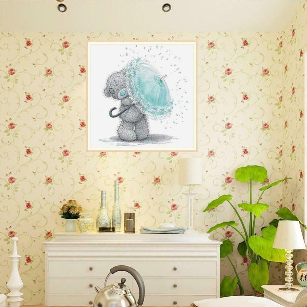 2 Pack DIY 5D Diamond Painting by Number Kit for Kids Children, Cross Stitch