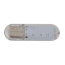 Mini Portable USB 3-LED Light Night Lamp Warm White 5V Space Saving Bright