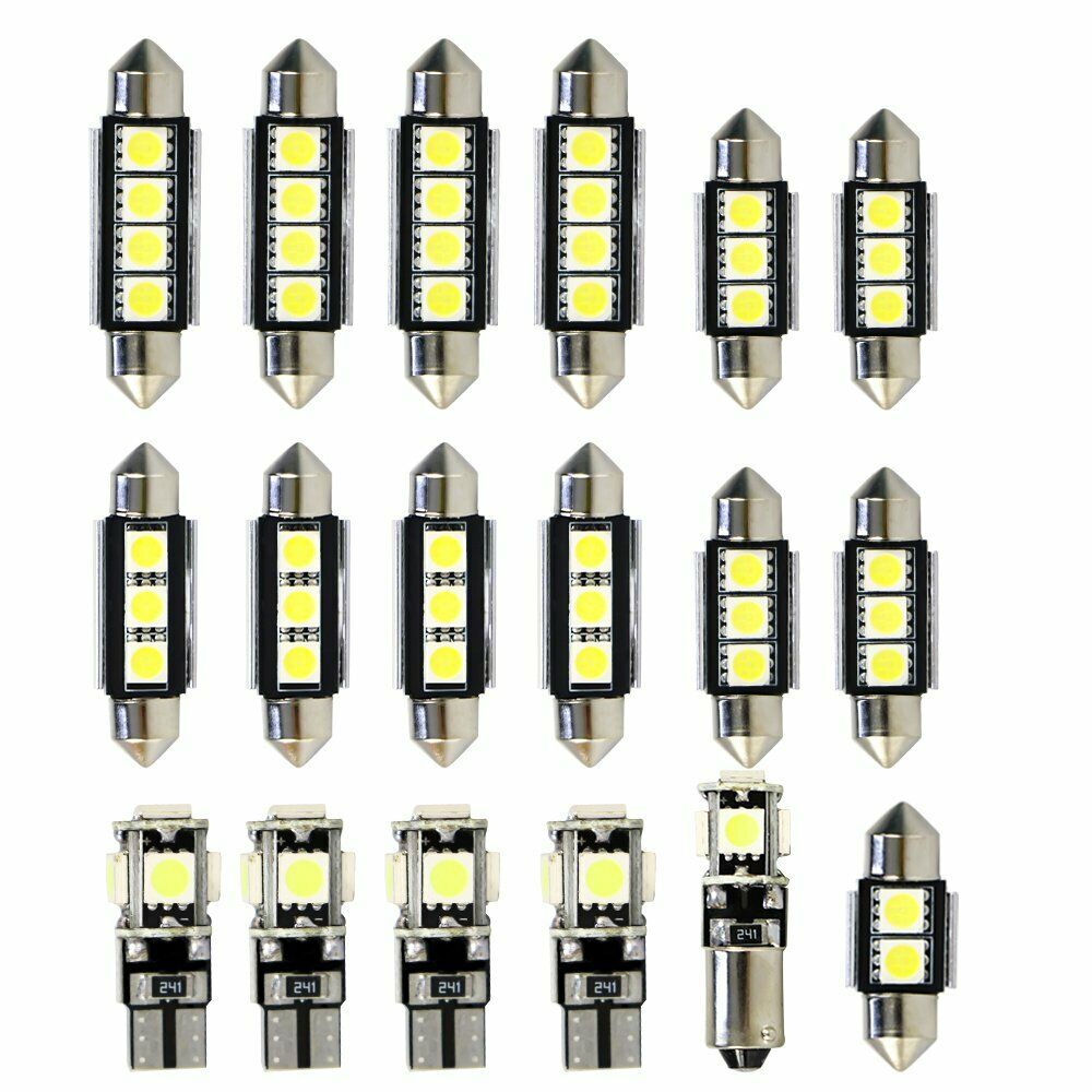 Error Free White 18X Interior LED Lights Package Fits for 2003-2011 Vxlvx XC90