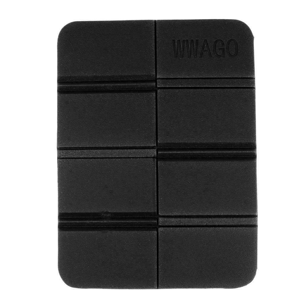 Prettyia Portable Foldable Seat Cushion XPE Foam Mat Camping Seat Pad Black