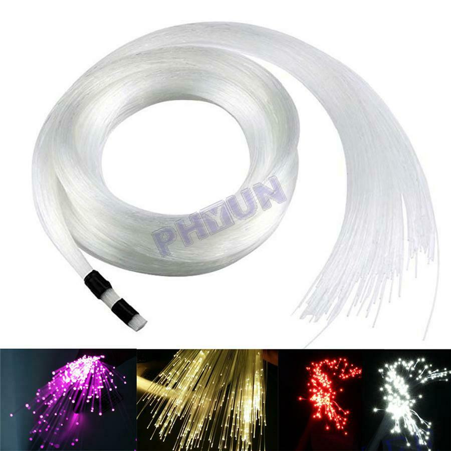 100x 3 Meters Fiber Optic Cable for Car Star Ceiling Fiber Optic Cable End Glow