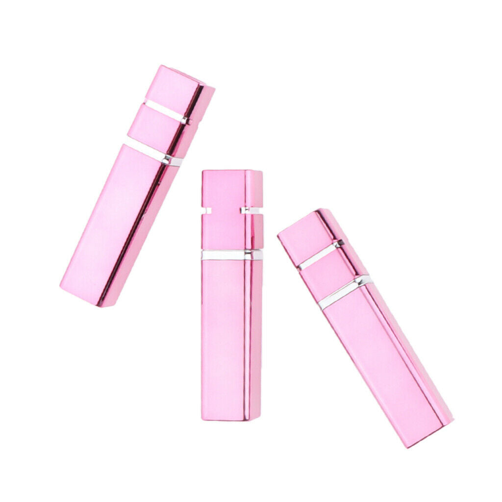 3Pcs Empty Lipstick Tubes, Refillable DIY Lipsticks Lip Balm Lip Gloss  Square