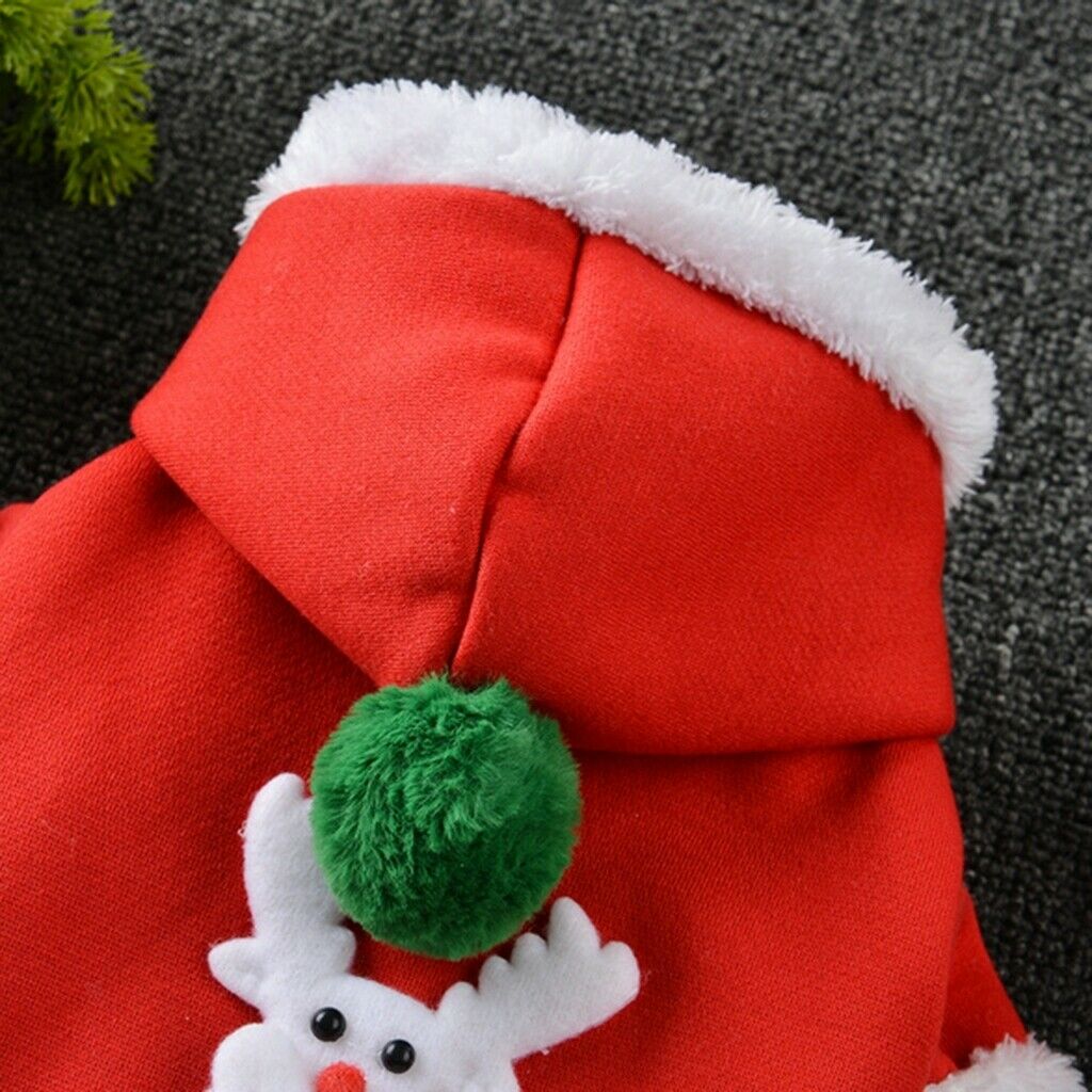 Dogs Winter Coat Pajamas Padded Vest - Cute Dog Jacket - Warm Pet Jumpsuit S