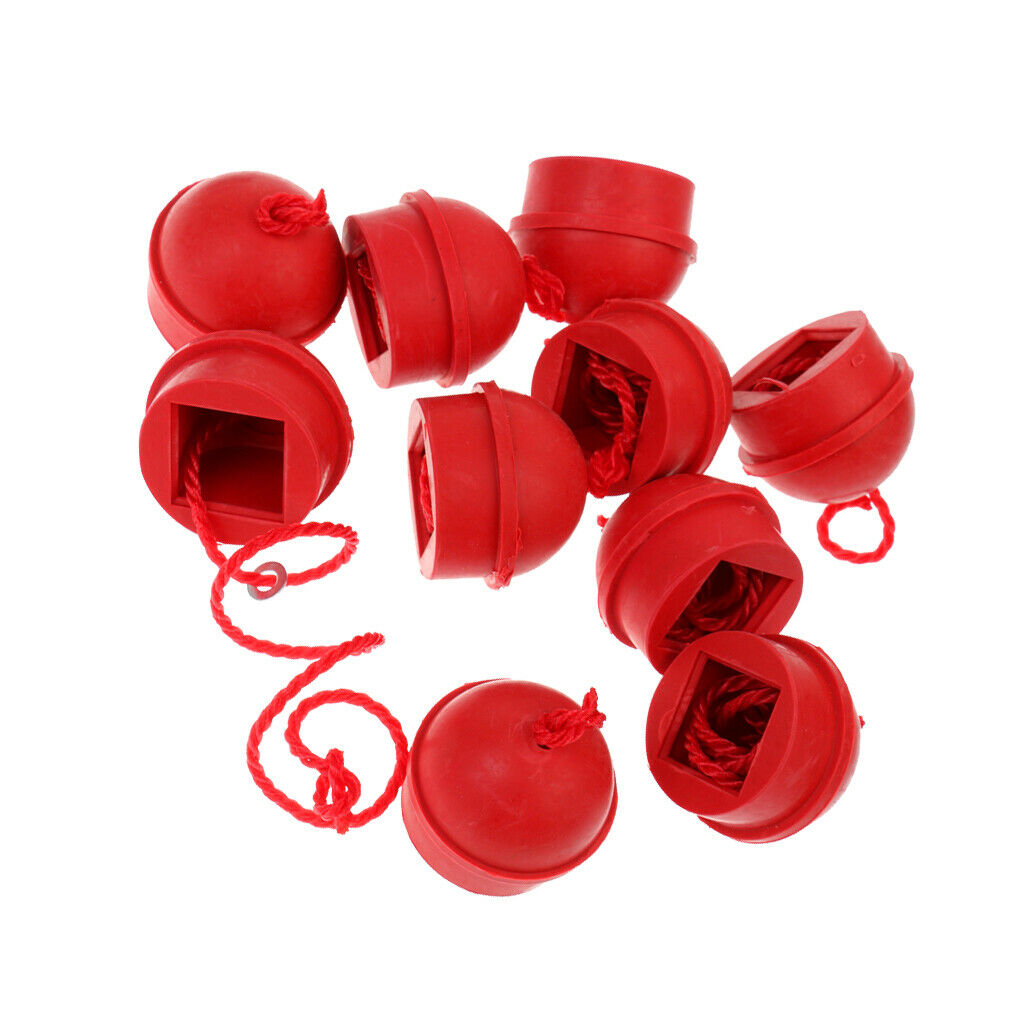 Pool Table Rubber Chalk Holder Billiards Cue Chalk Grip with Cord