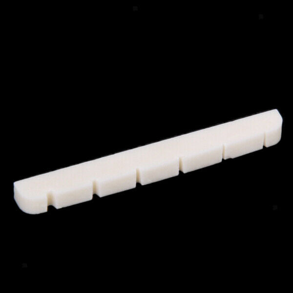 3pcs Cattle Bone Slotted Nuts for 6-string Electric Guitar Bass
