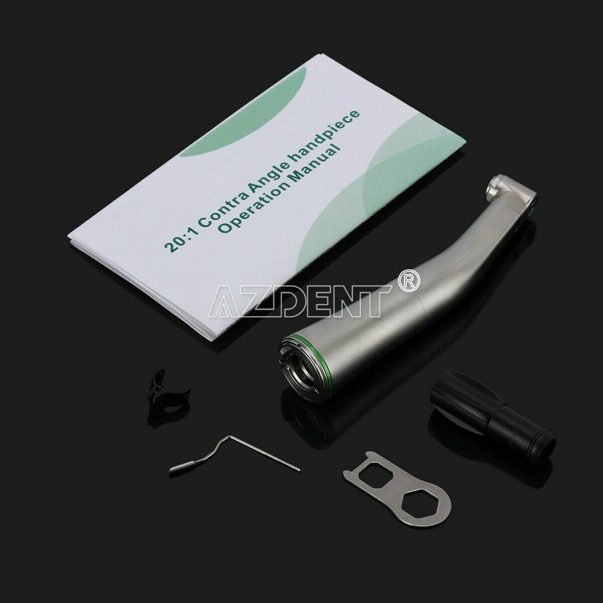 Dental LED Fiber Optic 20:1 Implant Contra Angle Low Speed Handpiece Fit NSK