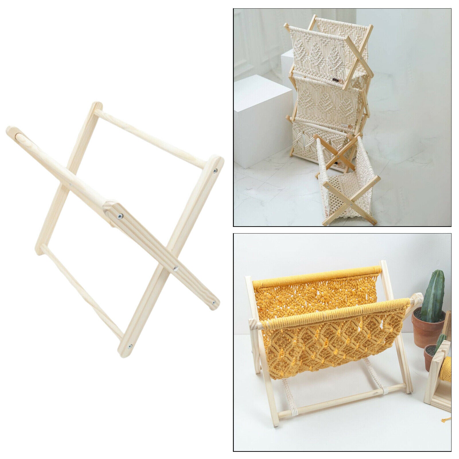 DIY Magazine Rack Display Album Storage Mail Holder Wood Home Organizer Desk