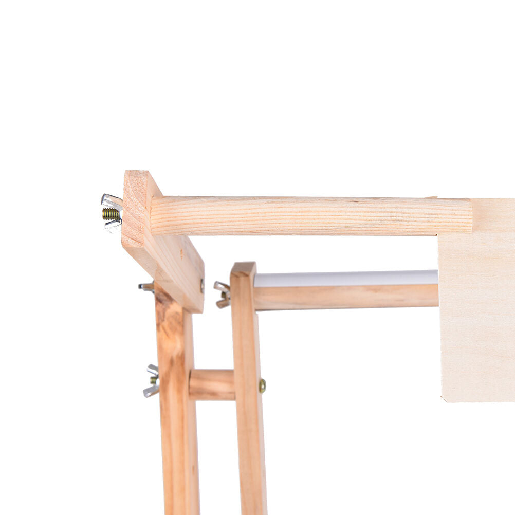 Needlework Stand Lap Table Wood Embroidery Hoop Frame Cross Stitch Sewing ToBDA