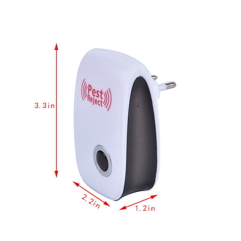 Ultrasonic Ant Mice Spider Mosquito Cockroach Insect Pest Repeller Electric DD