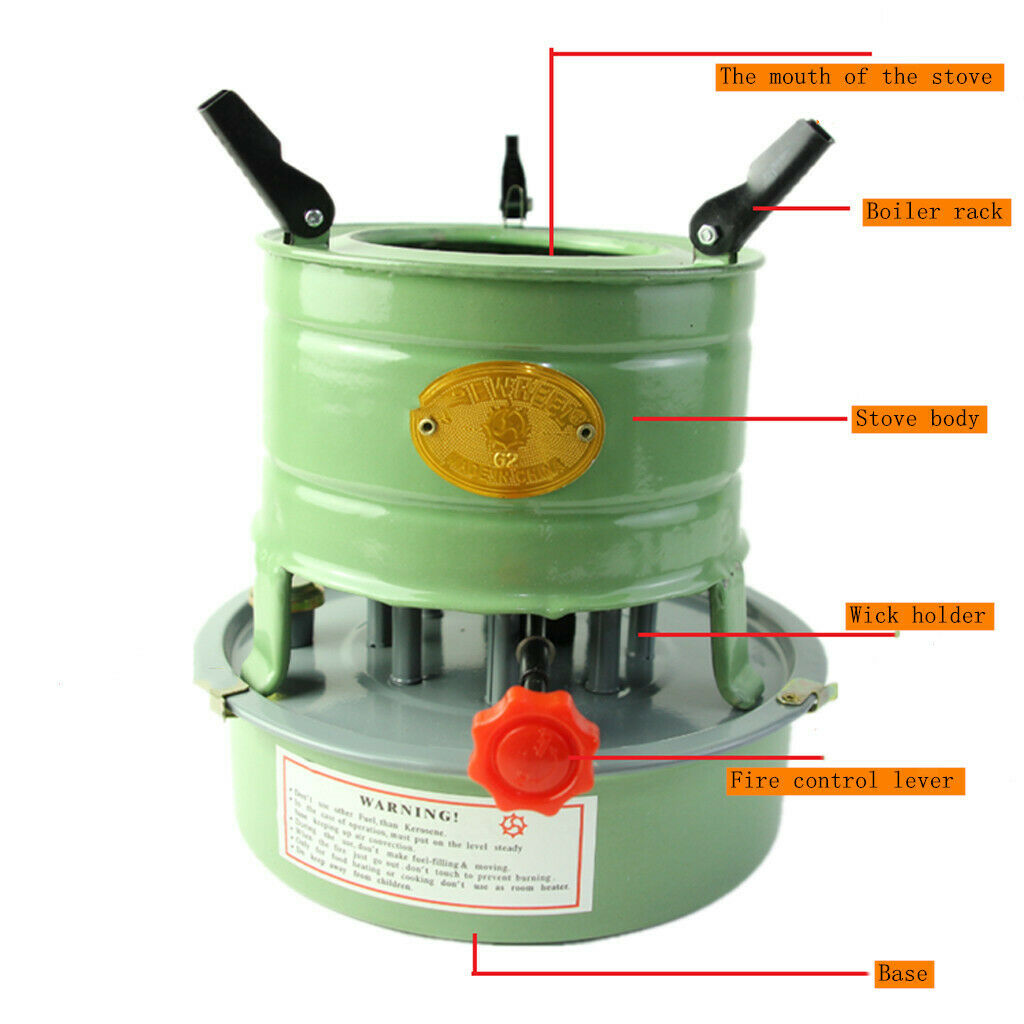 Mini Handy Outdoor Stove Kerosene Burner Camping Heater Backpacking Cooking 1KG