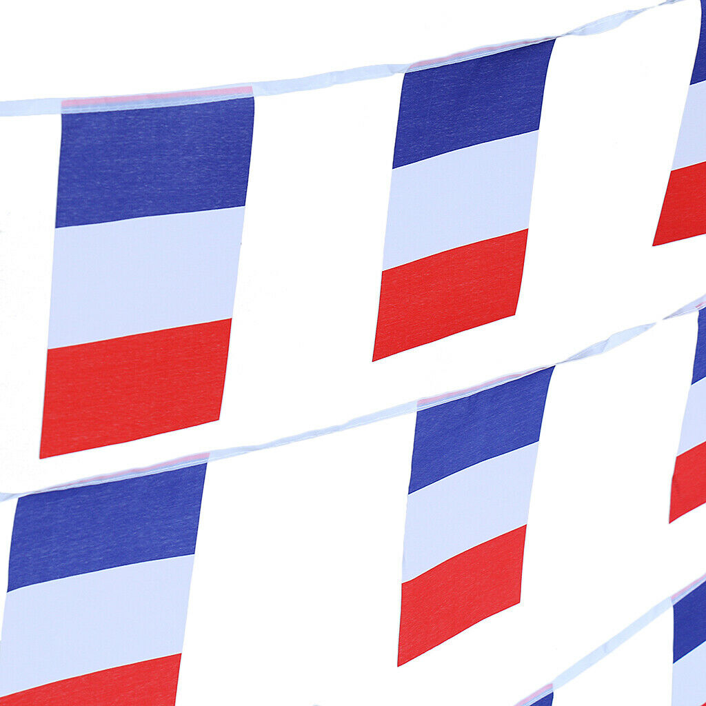 Bunting 33FT Country French National Flag Party Outdoor Garland Decoration