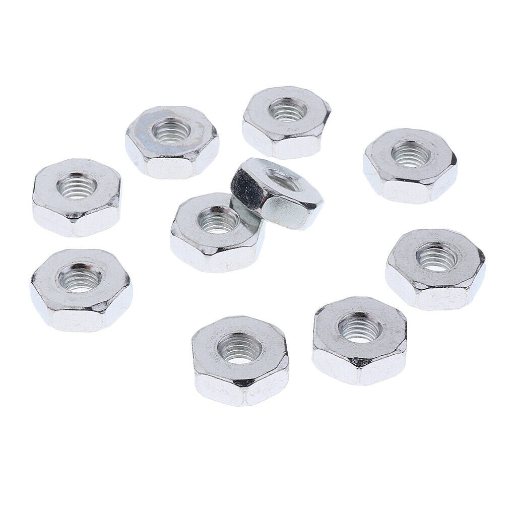 10PCS Metal Bar Nuts Replacement for MS170 - MS260 High Quality