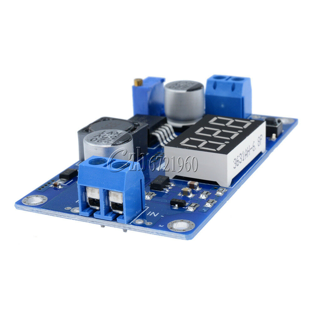 DC-DC 4.5-32V to 5V-52V XL6009 Boost Step-up Module Power Supply LED Voltmeter
