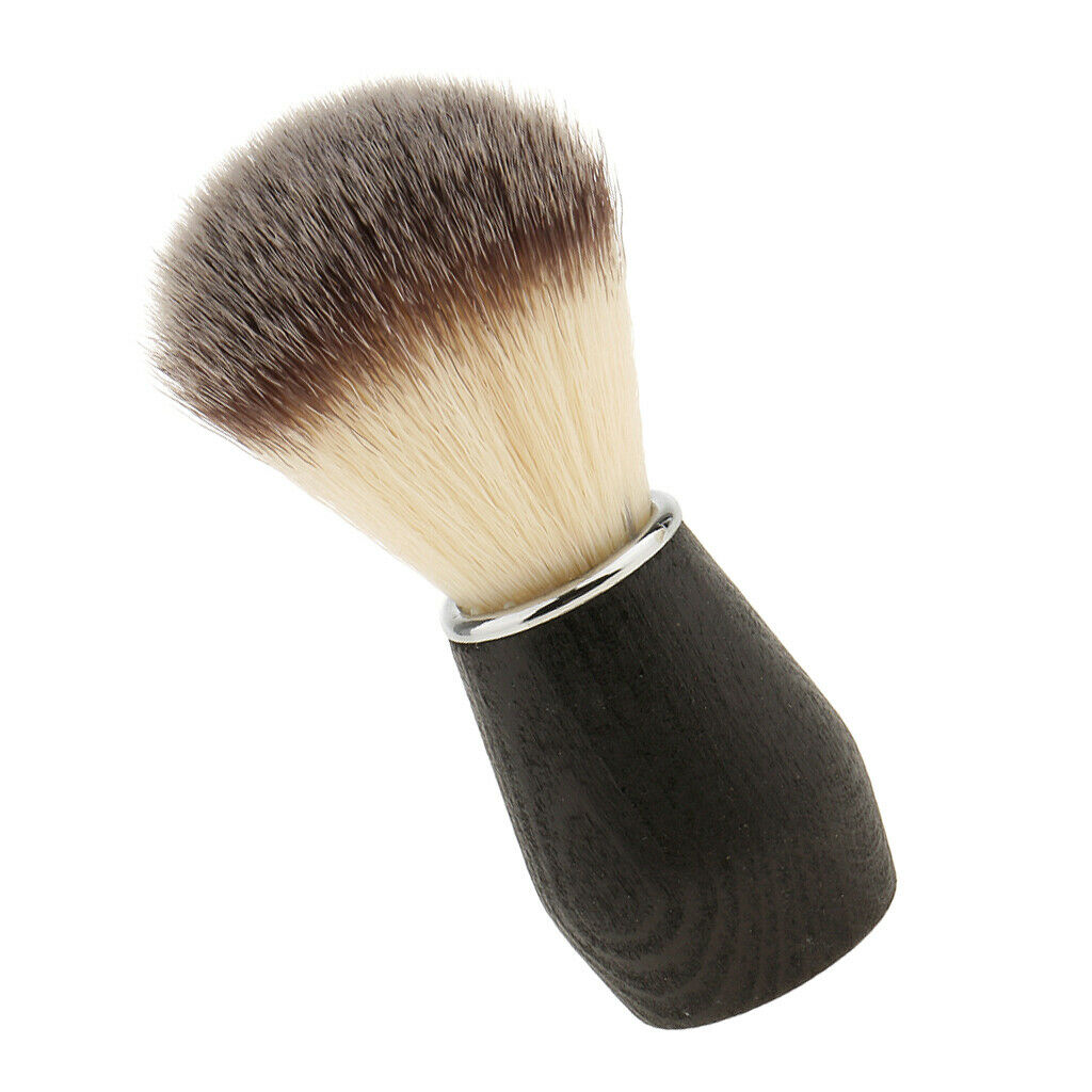 Soft Shaving Brush Wooden Handle Home Salon Barber Razor Tool for Men