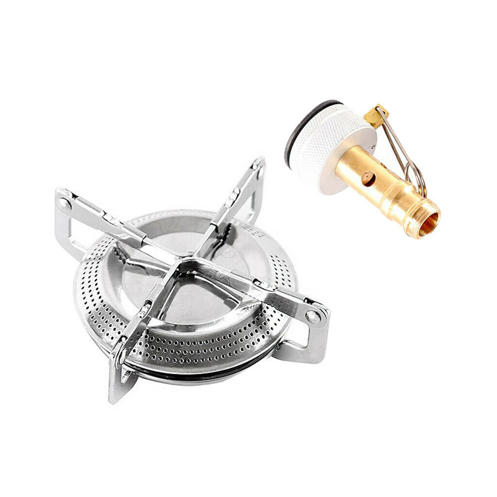 Mini Camping Picnic BBQ Gas Stove Furnace Butane Burner Cookware