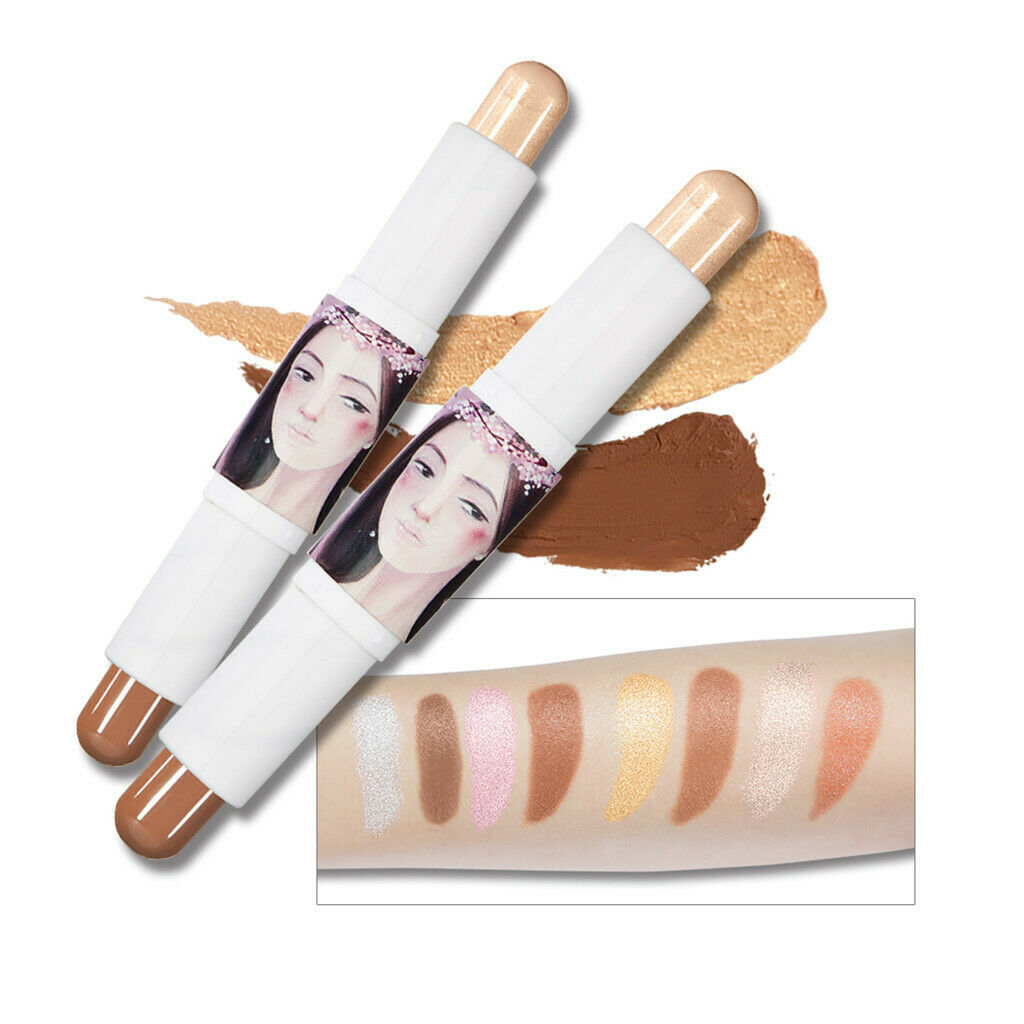 Dual Ended Concealer Contour Highlight Stick Pen for Face Eye Foundation #1