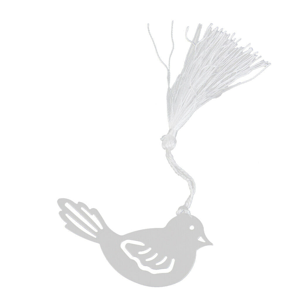Bird Pattern Stainless Steel Bookmark Wedding Bridal Favor Guest Gift
