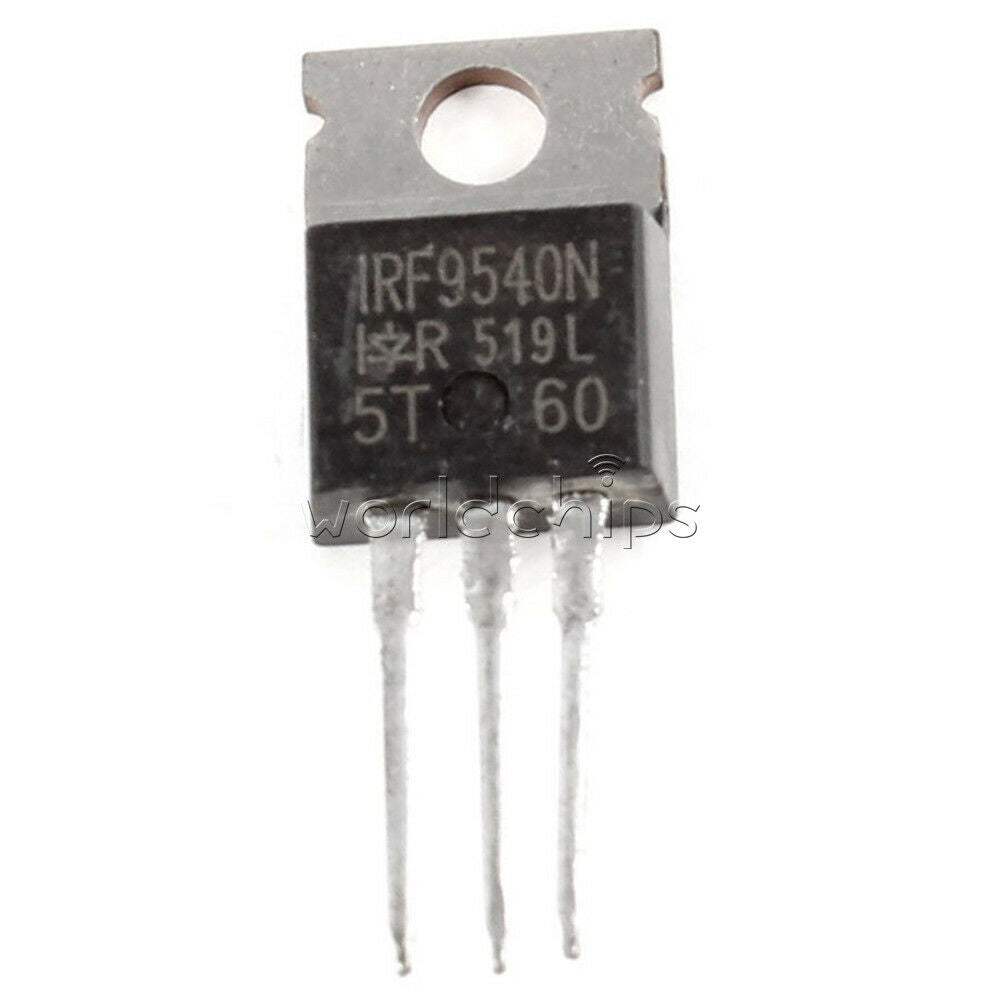 10Pcs IRF9540 IRF9540N Power MOSFET P-Channel 23A 100V
