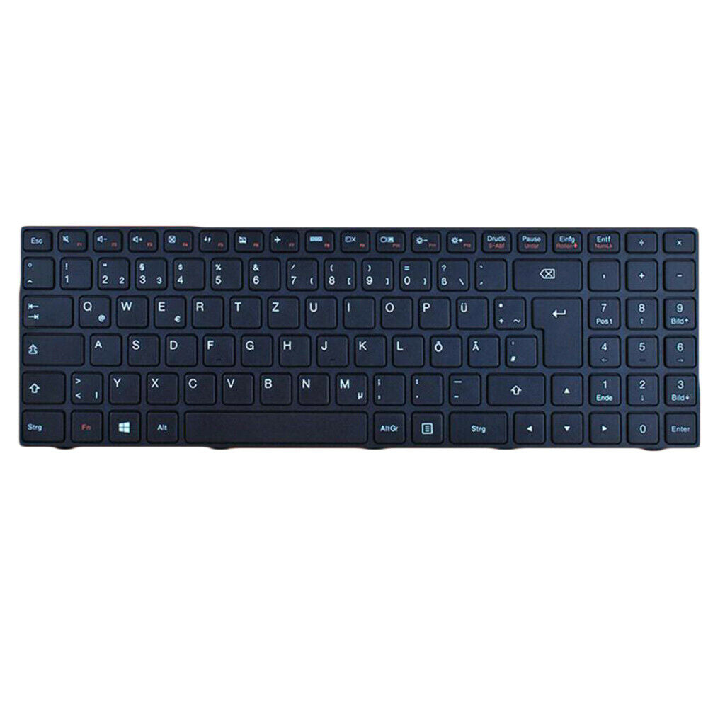 Black Plastic German Short Line Keyobard for Lenovo Ideapad b50-10 80qr
