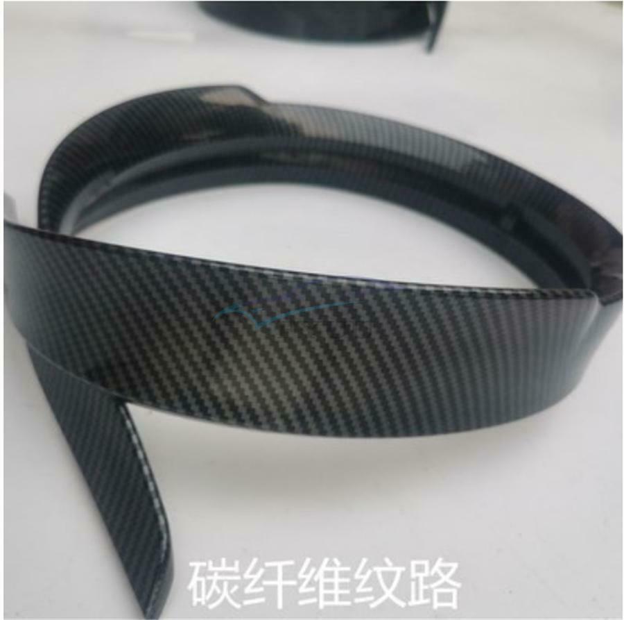 1PC 99CM Universal Carbon Fiber Color Car Trunk Spoiler Lip Wing Tail Decoration