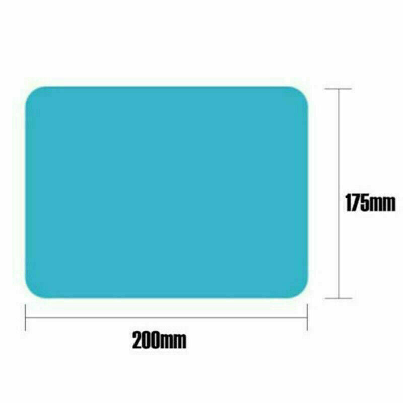 4Pcs Car Rearview Mirror Waterproof Membrane Anti-glare Anti-Fog Film Stickers ~
