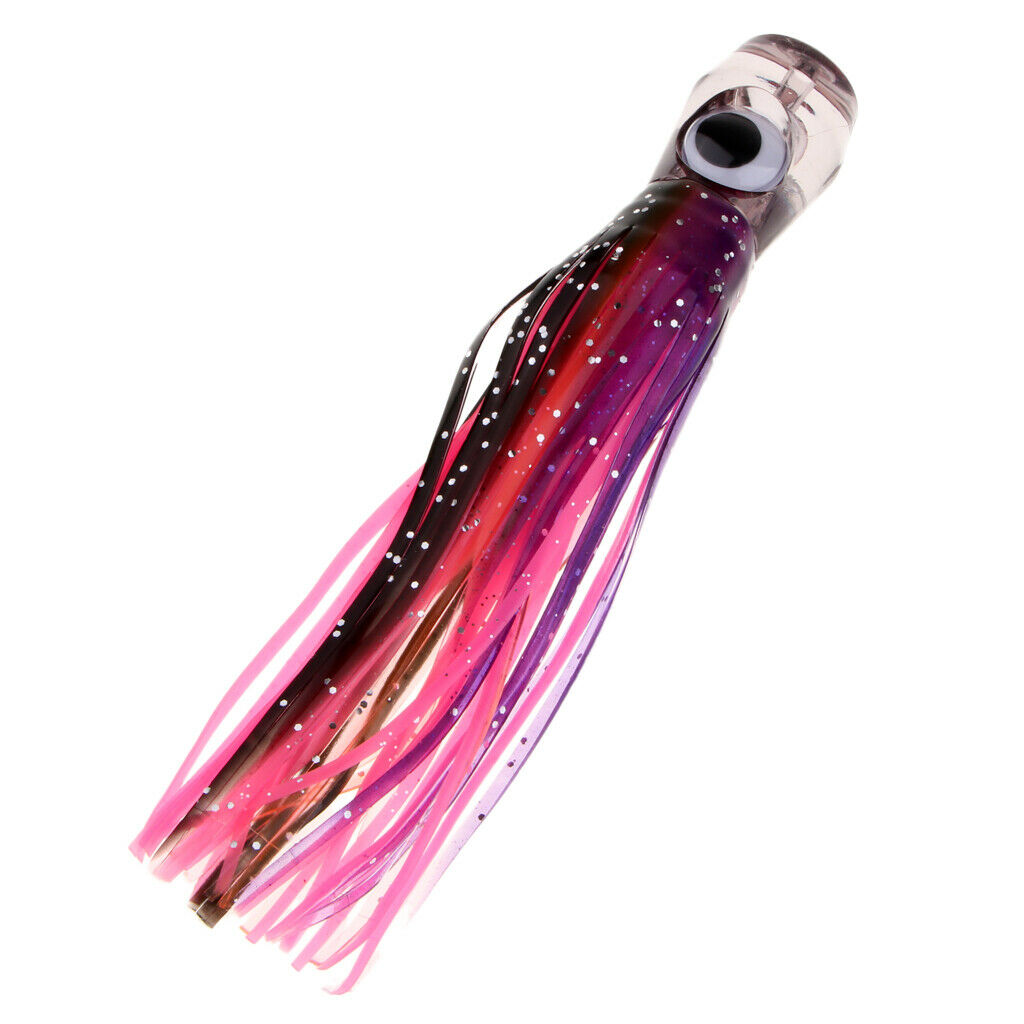 2X Saltwater Fishing Octopus Squid Skirt Lure Marlin Tuna Trolling Lure 02