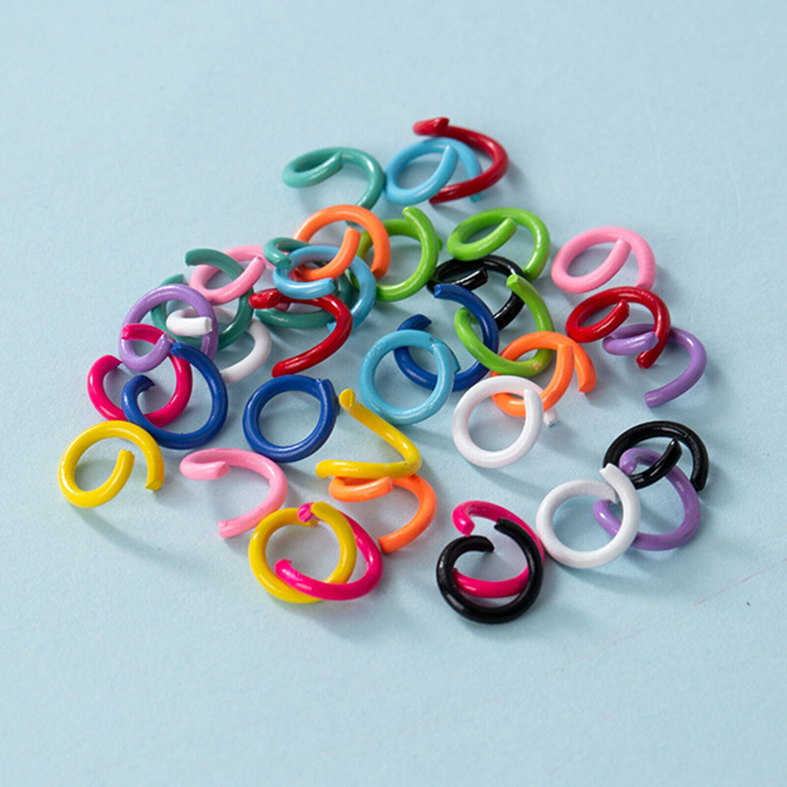 300Pcs 10mm Jump Ring for Jewelry Making, Open Jump Rings for Keychains Earring