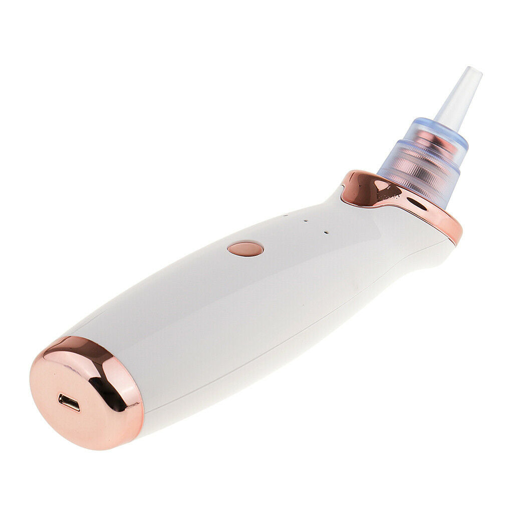 Blackhead Mites Vacuum Suction Remover Oil Cleanser Tightening Device White