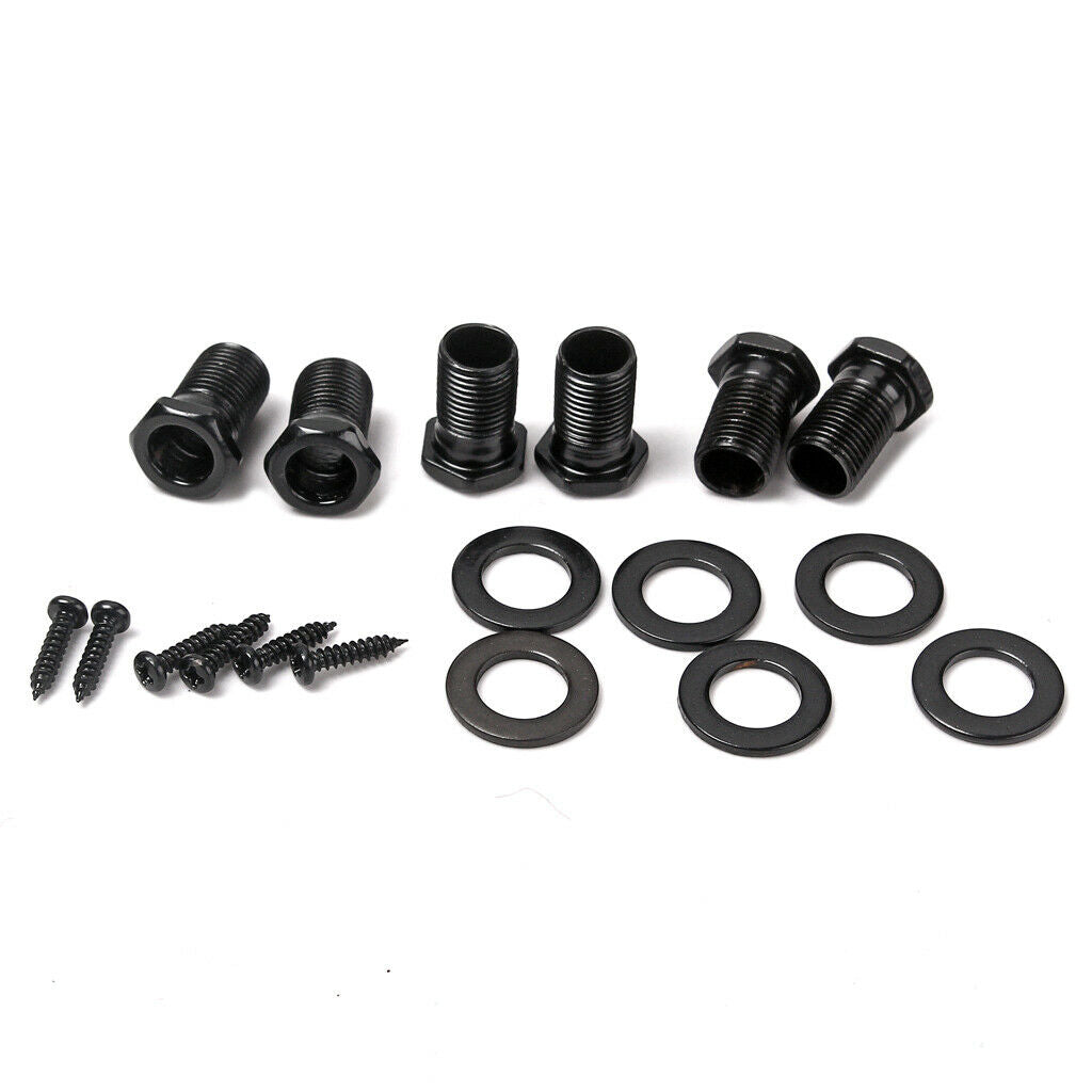 6 Guitar Black Tuning Pegs Tuners Machine Heads For