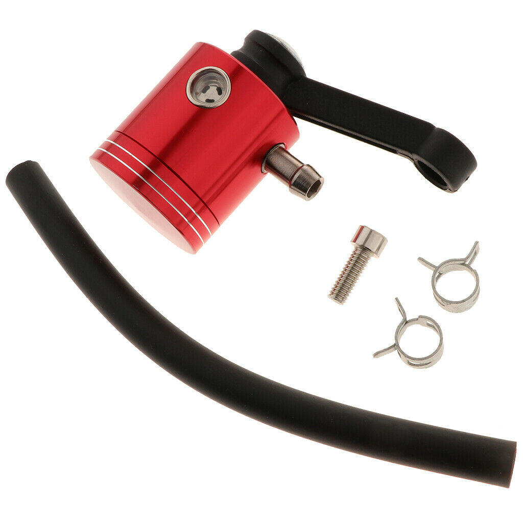 Red Motorcycle ATV Brake Oil Cup Fluid Tank Reservoir for Yamaha MT07 MT09