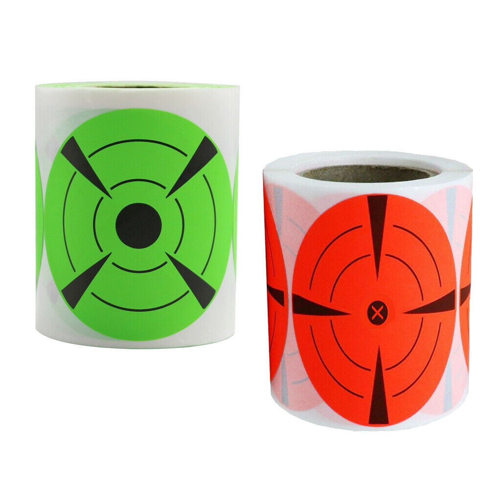 250Pcs Adhesive Shooting Target 3" Splatter Targets Shooting Stickers Hunting
