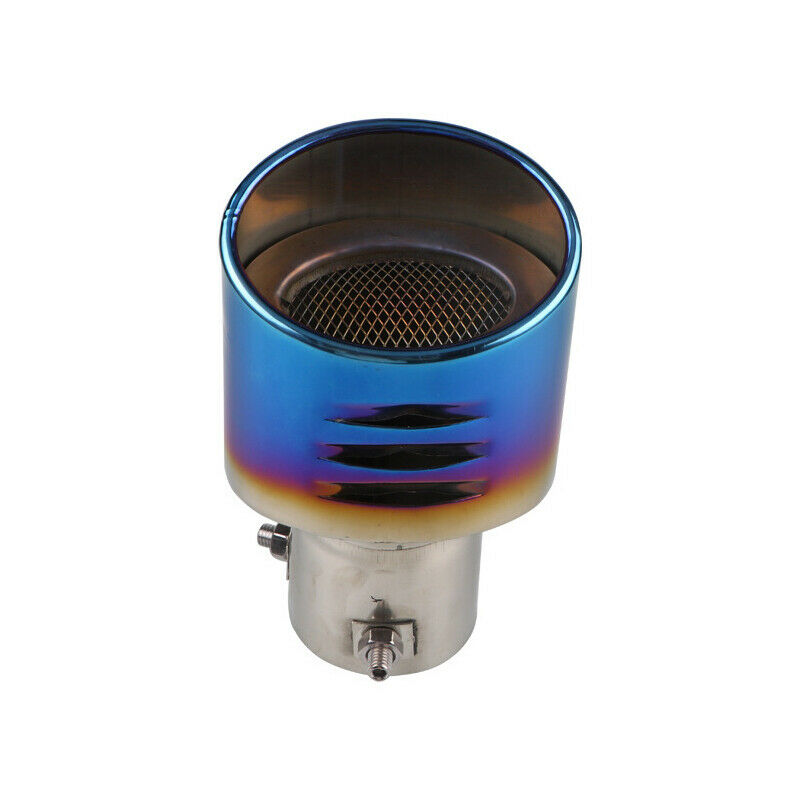 63MM Stainless Steel Tailpipe Nozzle Car Rear Tail Muffler Exhaust Pipe Net Tip