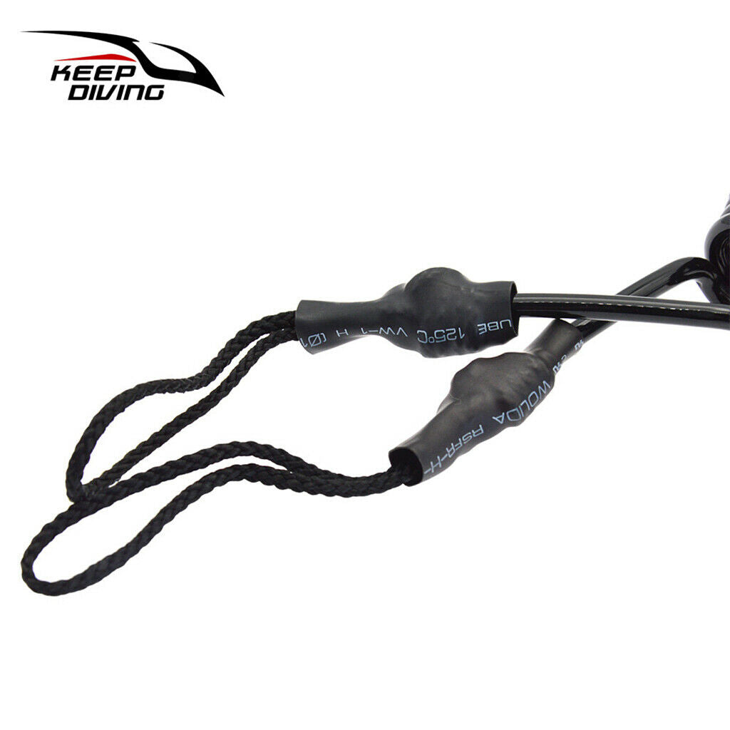 Surf Leash 10Ft Coiled TPU Surfboard Ankle Strap Surfing Accessories Stand Up