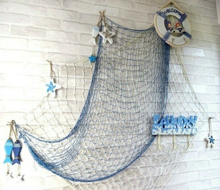 Decorative Fish Netting Fishing Net Decor Ocean Pirate Beach Theme Party Decor s