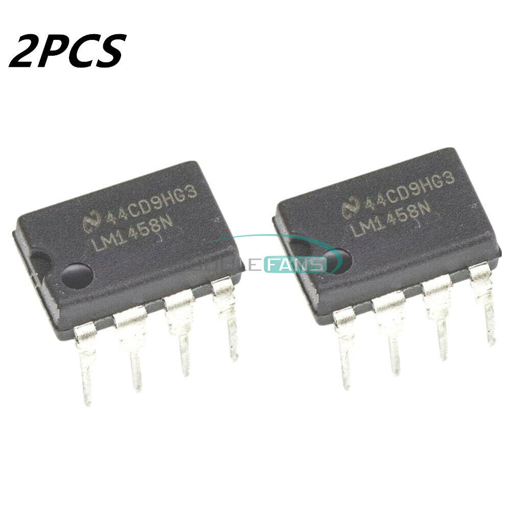 20PCS LM1458 LM1458N DIP-8 DUAL OPERATIONAL AMPLIFIER IC LM1458