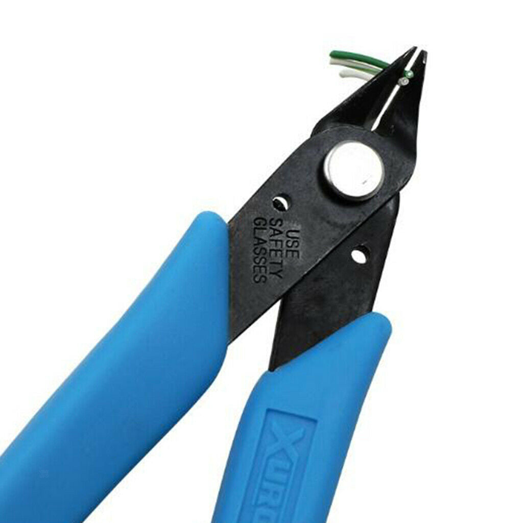 5" Wire Flush Cutter Mini Diagonal Cutting Pliers For Electronics