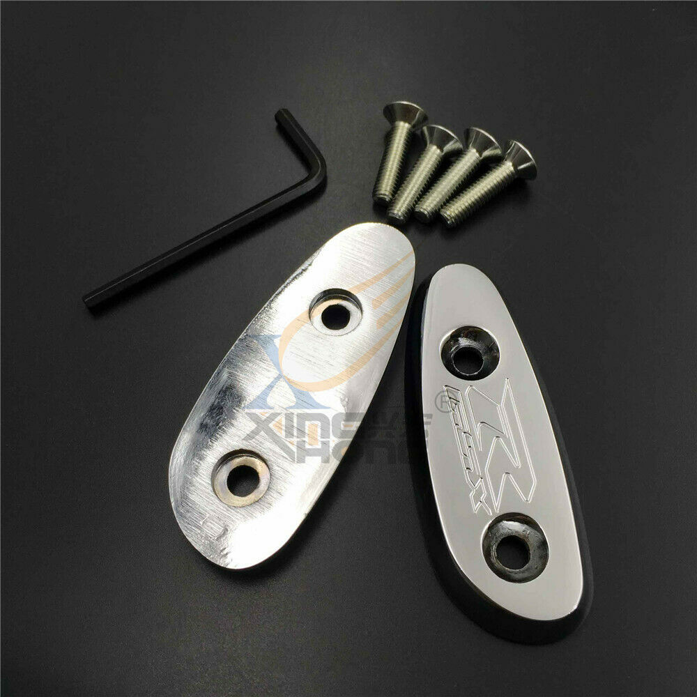 Billet Aluminum  Mirror Block Off base Plates for 2002 Suzuki GSXR 600