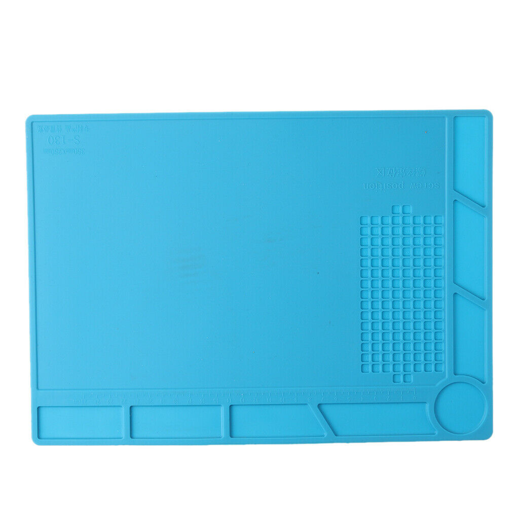 Anti Static Magnetic Heat Insulation Silicone Pad Desk Mat Soldering Repair