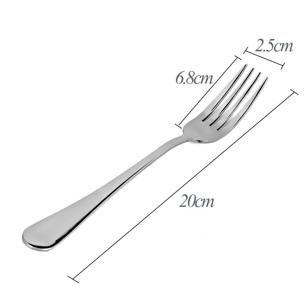 Magideal Stainless Steel Dining Steak Fork Tableware for Home Restaurant
