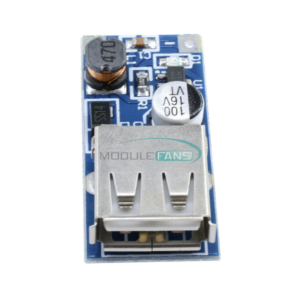 10PCS 0.9V-5V to 5V DC-DC Booster USB Mobile Step-up Power Supply Module