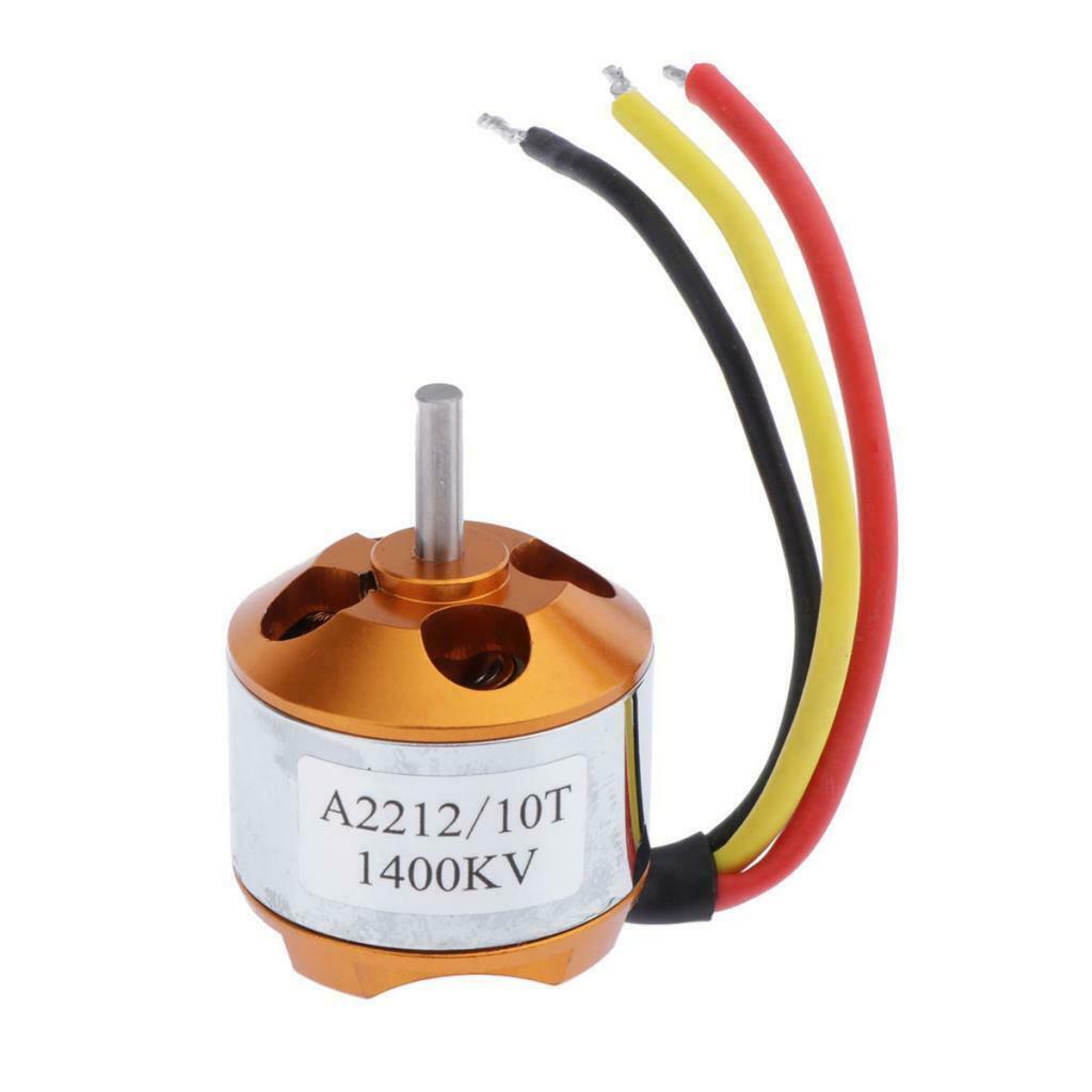 2Pcs XXD A2212 1400KV Brushless Motor for Airplane Aircraft Drone Hobby