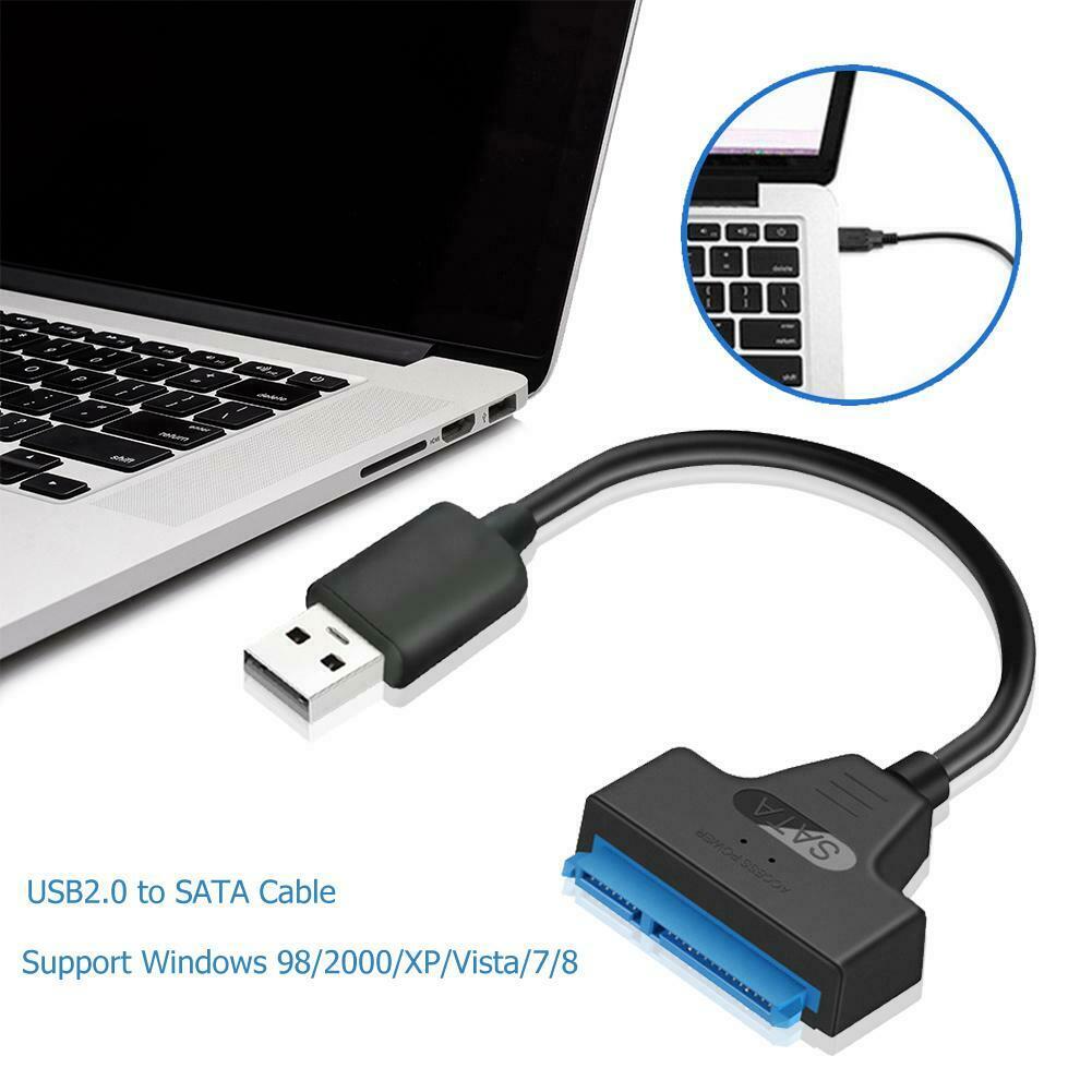 USB 3.0 To SATA 2.5" Laptop Hard Disk Drive SSD Adapter Converter 22 Pin 480Mbps